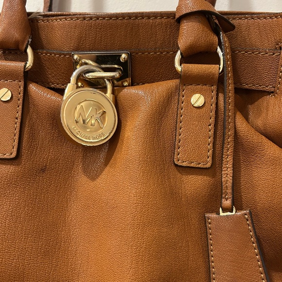 Michael Kors Brown Leather Tote Bag - Picture 4 of 7